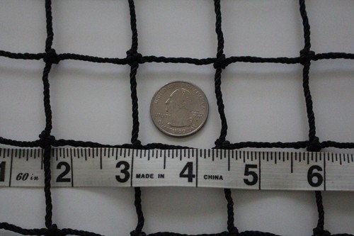 Black square nylon - ,