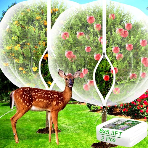 Fruit tree netting with zipper - netting,